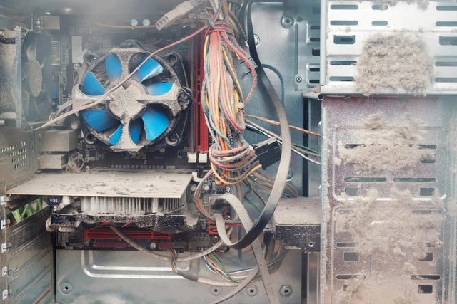 Check CPU Temperature dusty PC shutterstock body3