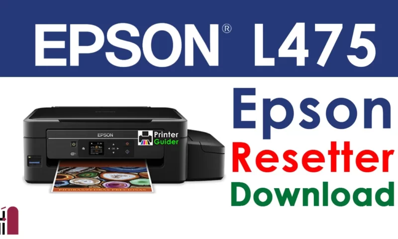 تحميل Resetter Epson L375 & L475 Printer تنزيل مجانى باب العلم