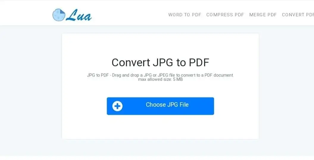 أداة مجانية لتحويل الصور JPG إلى مستندات PDF