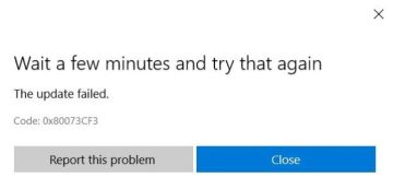 حل مشكله رساله Microsoft Store Error