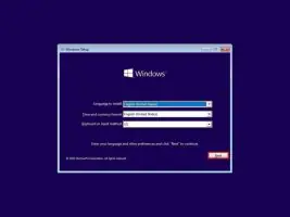 windows10 clean install setup wizard 2020