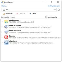 برنامج LockHunter