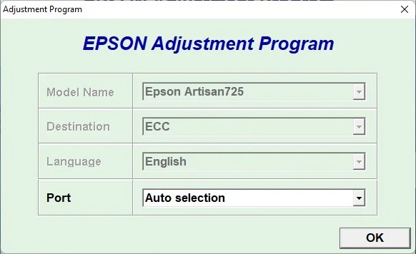 تحميل Epson Artisan 725 Resetter
