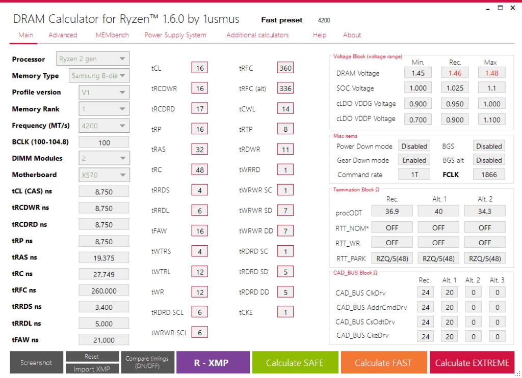 تحميل برنامج DRAM Calculator for Ryzen 2022 