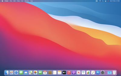 MacOS Big Sur Desktop