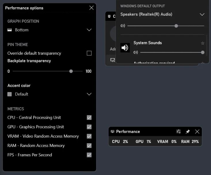 performance options windows 11