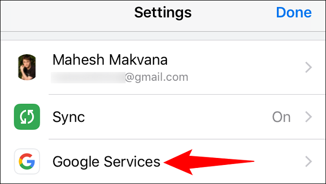 15 chrome iphone google services