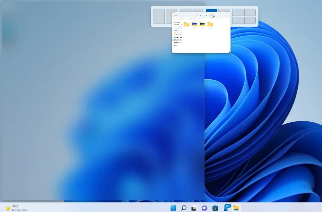 مميزات تعدد المهمات في Windows 11