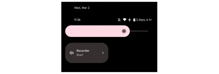 google recorder tile2