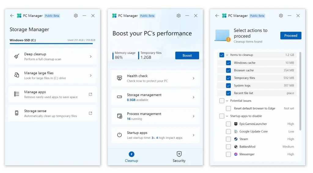 تعمل Microsoft 2022 على مُحسِّن الكمبيوتر الشخصي