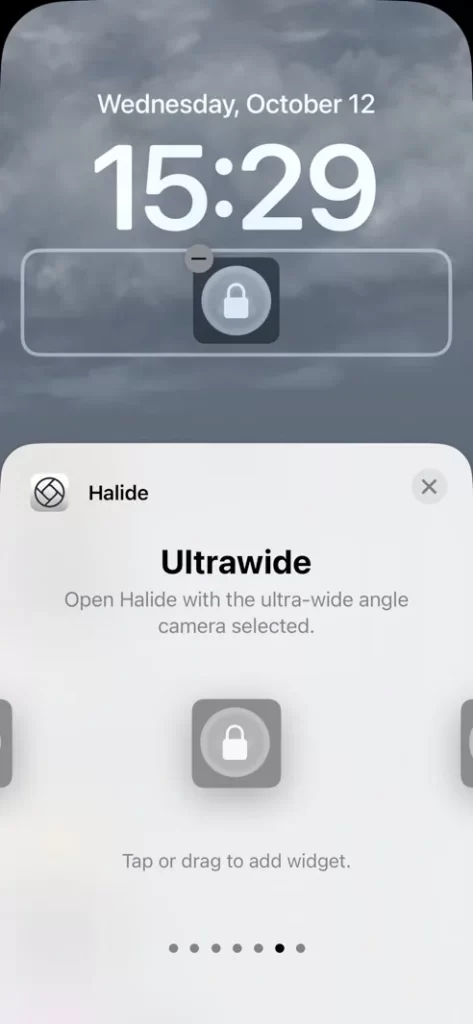 ios 16 lock screen widgets halide